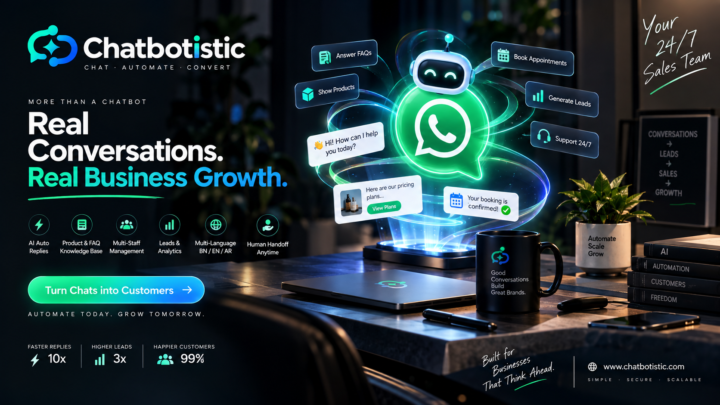 ChatBotistic Relaunch: WhatsApp AI Agents Get Their Own Home