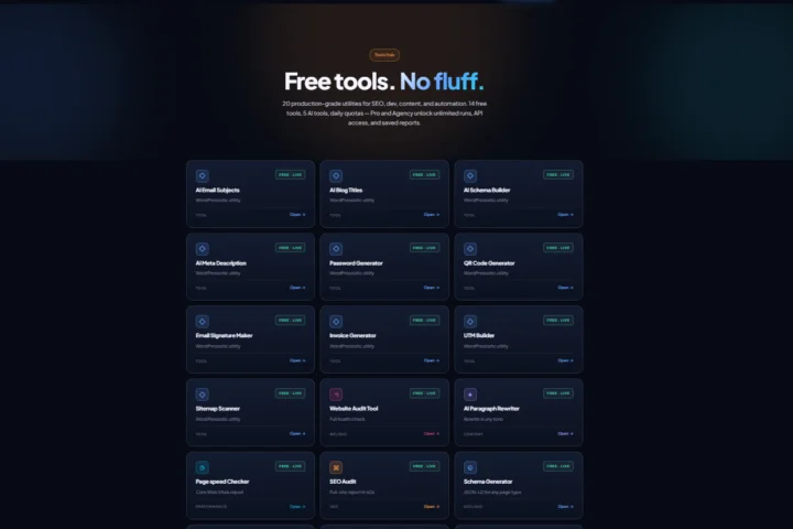 10 Best Free Seo Tools For Wordpress